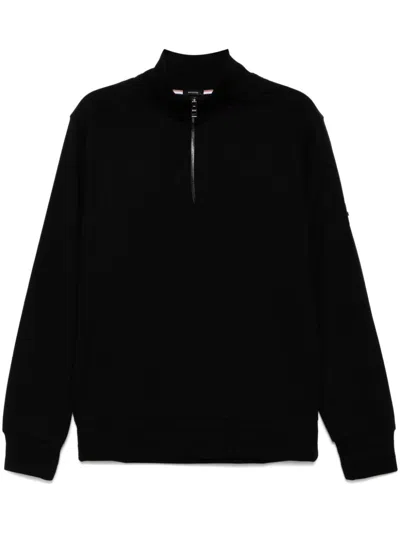 Hugo Boss Sweatshirt Mit Reissverschluss In Schwarz