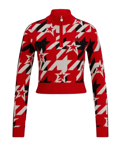 Hugo Boss Half-zip Knit Sweater In Multi