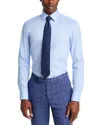 Hugo Boss Hank Slim Fit Dress Shirt In Blue