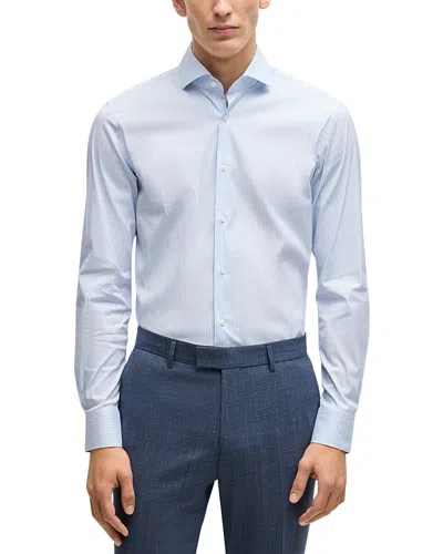 Hugo Boss Hank Slim Fit Dress Shirt In Light Pastel Blue