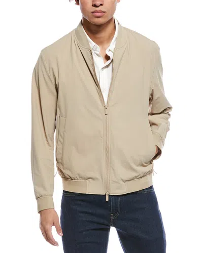 Hugo Boss Hanry Bomber Jacket In Neutral