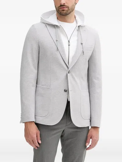 Hugo Boss Hanry Hooded Jacket In White