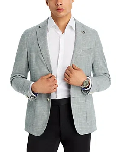 Hugo Boss Hanry Melange Solid Soft Construction Slim Fit Sport Coat In Light Pastel Green