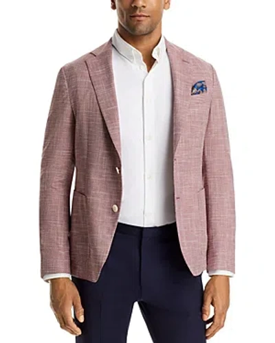 Hugo Boss Hanry Melange Solid Soft Construction Slim Fit Sport Coat In Gold