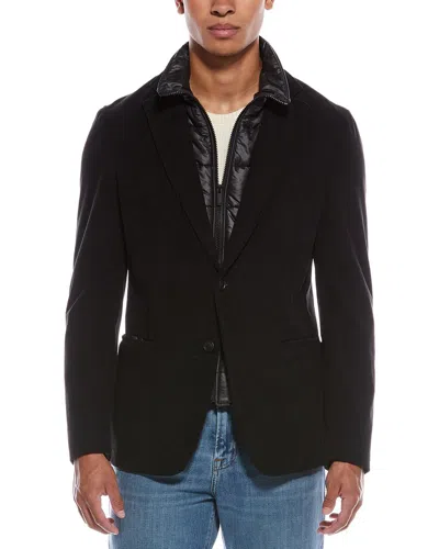 Hugo Boss Hanry Rib Jacket In Black