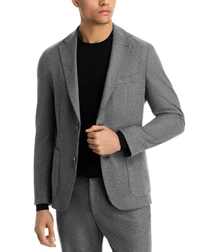 Hugo Boss Hanry Slim Fit Tech Flannel Sportscoat In Gray