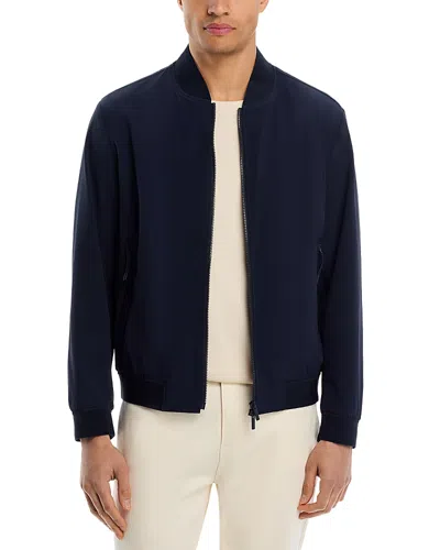 Hugo Boss Hanry Tech Travel Slim Fit Jacket In Blue
