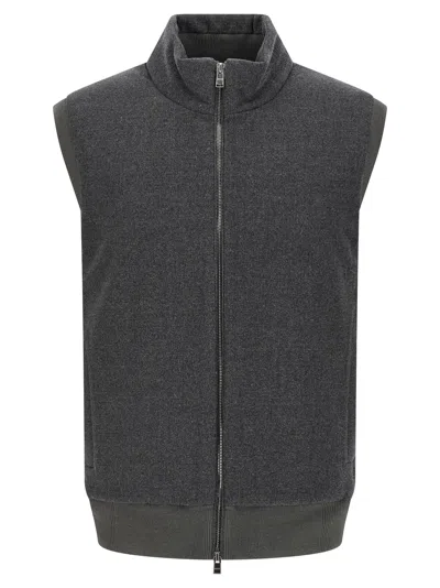 Hugo Boss Heflono Gilet Gray