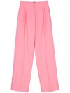 Hugo Boss Helepher Dart Wide Trousers In Pink