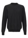 Hugo Boss Habito Crewneck Sweater In Animal Print