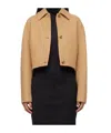Hugo Boss Beige Herringbone Virgin Wool Jacket