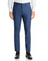 Hugo Boss Modern-fit Trousers In A Performance-stretch Wool Blend In Blue