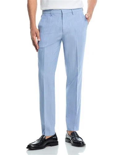 Hugo Boss Hesten Melange Extra Slim Fit Suit Pants In Light Blue