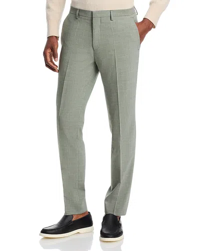 Hugo Boss Hesten Melange Extra Slim Fit Suit Pants In Open Green