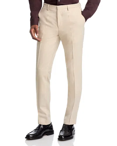 Hugo Boss Hesten Melange Extra Slim Fit Suit Pants In Tan