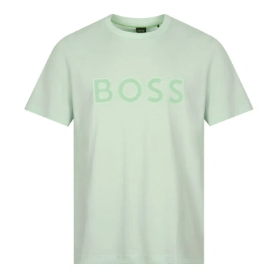 Hugo Boss Hex Logo T-shirt In Green