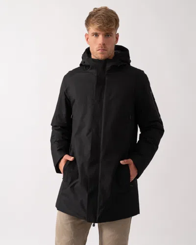 Hugo Boss Hexatech Mens Parka In Black