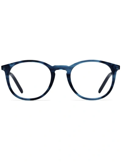 Hugo Boss Hg 1017 Eyewear In Striped Blue