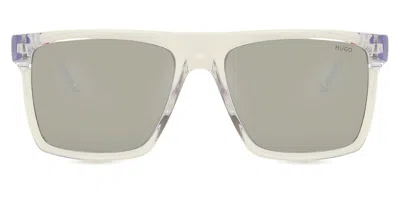 Hugo Boss Hg 1069/s 900/t4 Men's Sunglasses Clear Size 57 In Gray