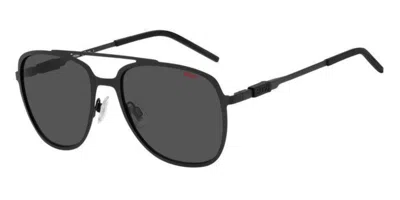 Hugo Boss Hg 1100/s 003/ir Men's Sunglasses Black Size 56 In Gray