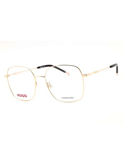 Hugo Boss Hg 1185 Eyeglasses In 0j5g 00 - Gold/clear Demo Lens