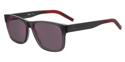 Hugo Boss Hg 1260/s 268/ao Men's Sunglasses Grey Size 57 In Brown