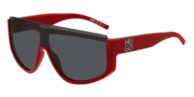 Hugo Boss Hg 1283/s C9a/ir Men's Sunglasses Red Size 99 In Burgundy