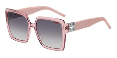 Hugo Boss Hg 1285/s 35j/9o Women's Sunglasses Pink Size 59