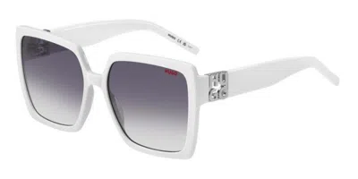 Hugo Boss Hg 1285/s Vk6/9o Women's Sunglasses White Size 59