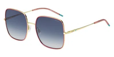 Hugo Boss Hg 1293/s Eyr/08 Women's Sunglasses Gold Size 58 In Multi