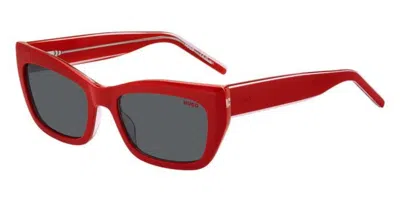 Hugo Boss Hg 1301/s 92y/ir Women's Sunglasses Red Size 54