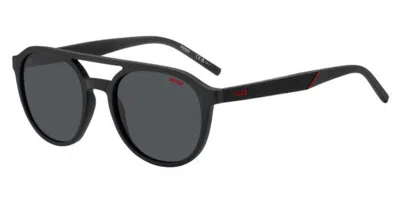 Hugo Boss Hg 1305/s 807/ir Men's Sunglasses Black Size 54 In Blue