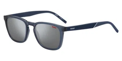 Hugo Boss Hg 1306/s Pjp/t4 Men's Sunglasses Blue Size 53 In Gray