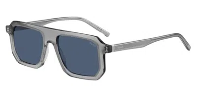 Hugo Boss Hg 1312/s Kb7/ku Men's Sunglasses Grey Size 53 In Gray