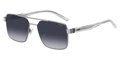 Hugo Boss Hg 1313/s R81/9o Men's Sunglasses Silver Size 56 In Multi