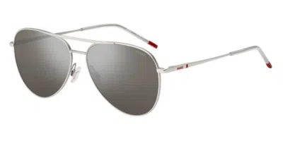 Hugo Boss Hg 1318/s Ctl/t4 Men's Sunglasses Silver Size 59 In Gray