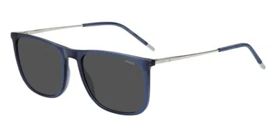 Hugo Boss Hg 1319/s Ecj/ir Men's Sunglasses Blue Size 57 In Pattern