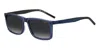 Hugo Boss Rectangle-frame Sunglasses In Multi