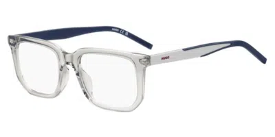 Hugo Boss Hg 1340/g Asian Fit Men's Glasses, Clear, Size 52 In Gray