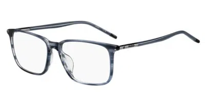 Hugo Boss Hg 1349/g Asian Fit Men's Glasses, Blue, Size 55
