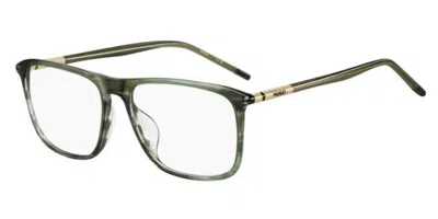 Hugo Boss Hg 1351/g Asian Fit Men's Glasses, Green, Size 55
