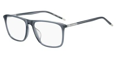 Hugo Boss Hg 1351/g Asian Fit Men's Glasses, Blue, Size 55 In Gray