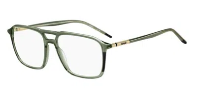 Hugo Boss Hg 1351/g Asian Fit Men's Glasses, Green, Size 55