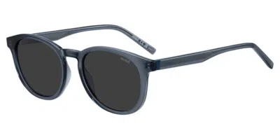 Hugo Boss Hg 1357/s Pjp/ir Occhiali Da Sole Blu Per Uomo In Black