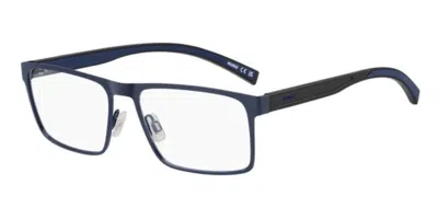 Hugo Boss Hg 1372 Fll Occhiali Da Vista Blu Per Uomo (solo Montatura) In Purple