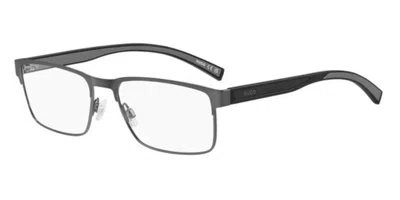 Hugo Boss Hg 1373 R80 Occhiali Da Vista Argentati Per Uomo (solo Montatura) In Green