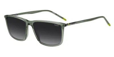 Hugo Boss Hg 1374/s 1ed/9o Occhiali Da Sole Verdi Per Uomo In Gray