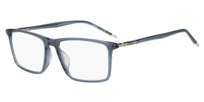 Hugo Boss Hg 1377/g Vestibilità Orientale Pjp Occhiali Da Vista Blu Per Uomo (solo Montatura) In Blue