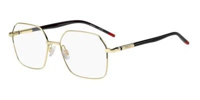 Hugo Boss Hg 1382 Rhl Occhiali Da Vista Oro Per Donna (solo Montatura) In Blue