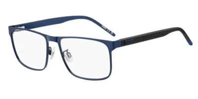 Hugo Boss Hg 1396/g Asian Fit Fll Men's Glasses  Size 56 - Free Lenses - Blue Light Block Available In Orange